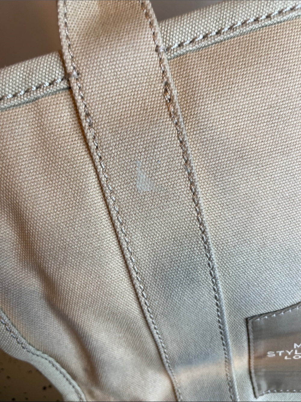 Marc Jacobs Beige Canvas Logo Tote - Picture 8 of 15